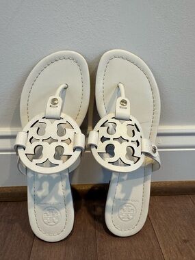 Tory Burch Miller Leather Thong Sandals